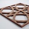 Ekena Millwork Small Fleetwood Decorative Fretwork Wood Wall Panels, Walnut, 11 3/8"W x 11 3/8"H x 3/8"T WALW12X12X0375FLTWA - alternate 5